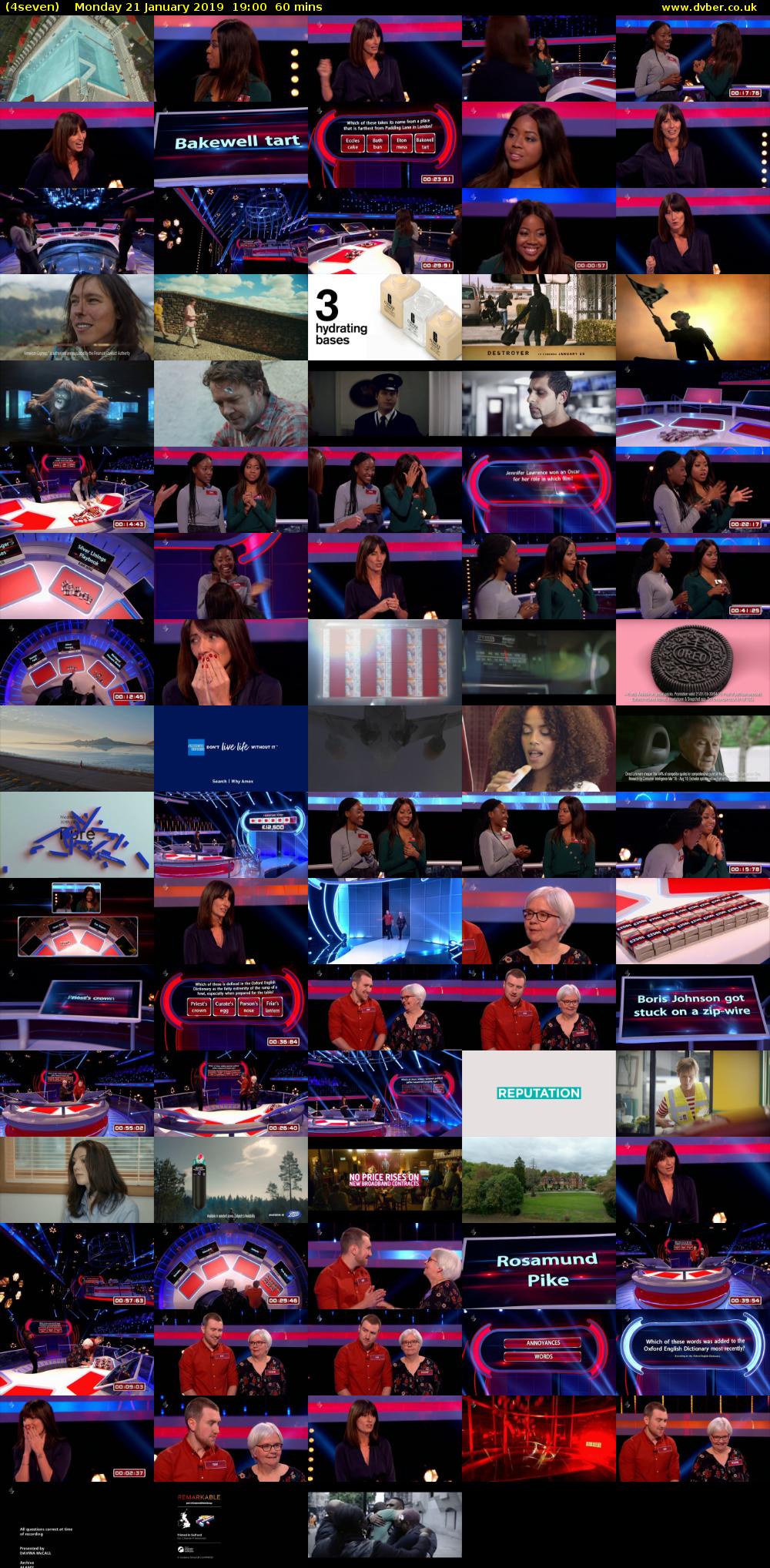 4seven (4seven) Monday 21 January 2019 19:00 - 20:00