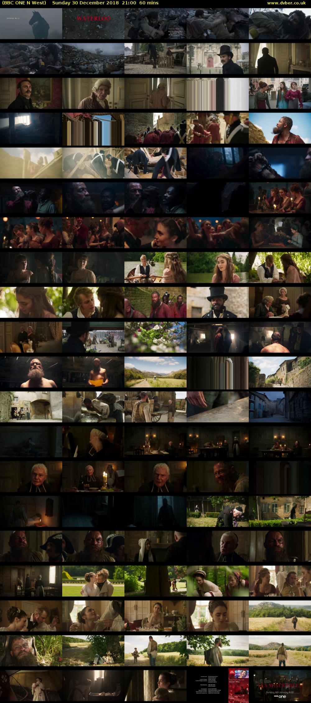 BBC ONE HD (BBC ONE N West) Sunday 30 December 2018 21:00 - 22:00