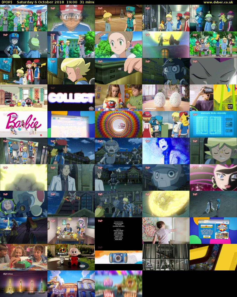 POP (POP) Saturday 6 October 2018 19:00 - 19:31