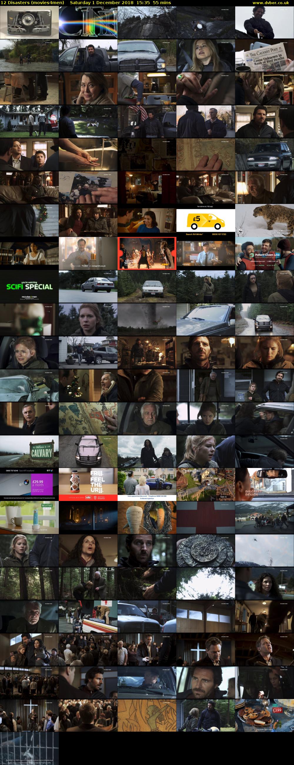 12 Disasters (movies4men) Saturday 1 December 2018 15:35 - 16:30