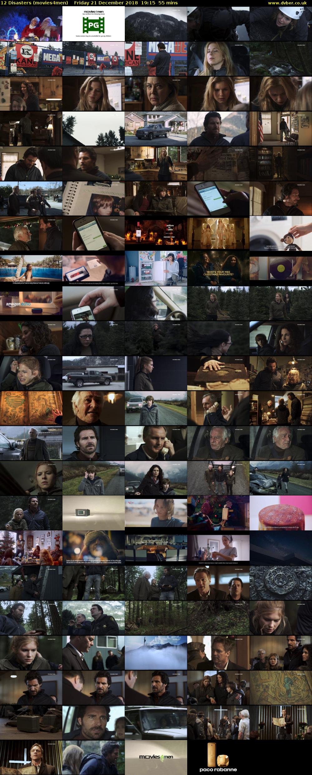 12 Disasters (movies4men) Friday 21 December 2018 19:15 - 20:10