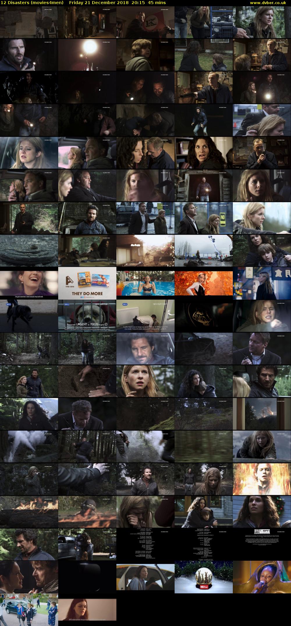 12 Disasters (movies4men) Friday 21 December 2018 20:15 - 21:00