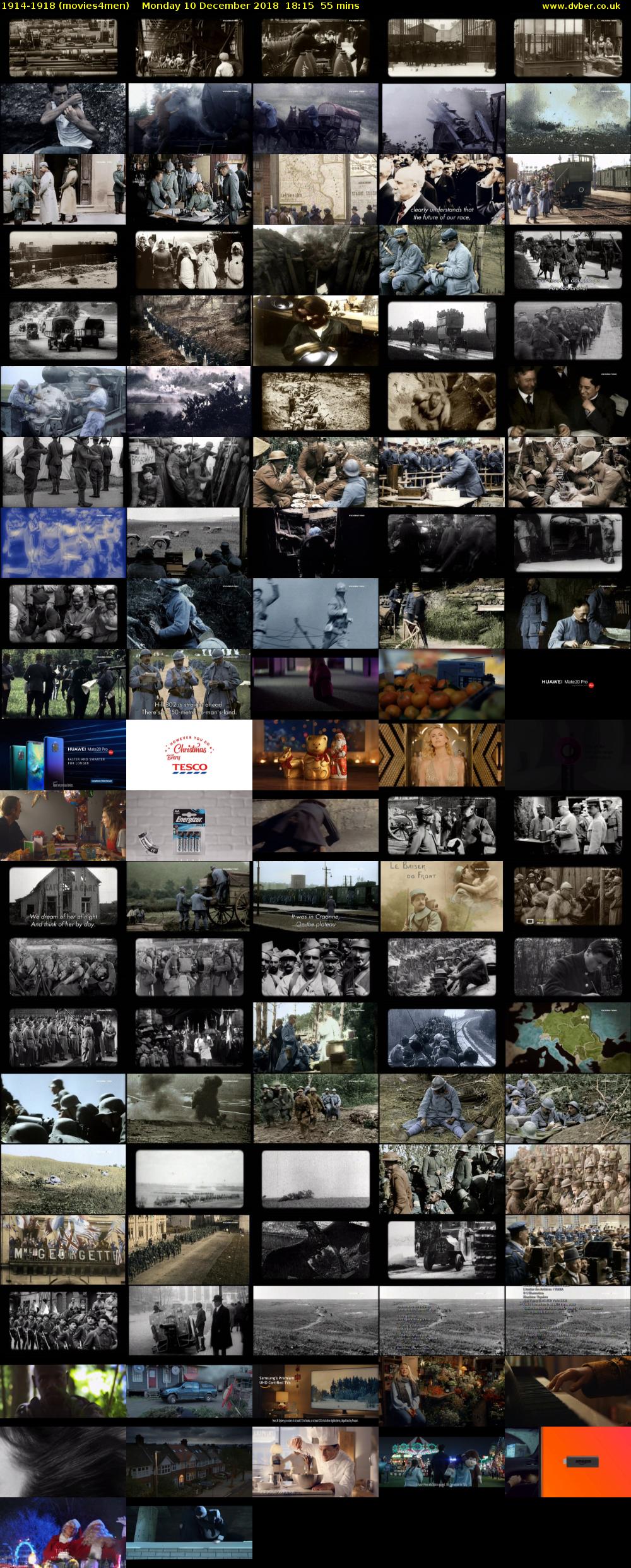 1914-1918 (movies4men) Monday 10 December 2018 18:15 - 19:10