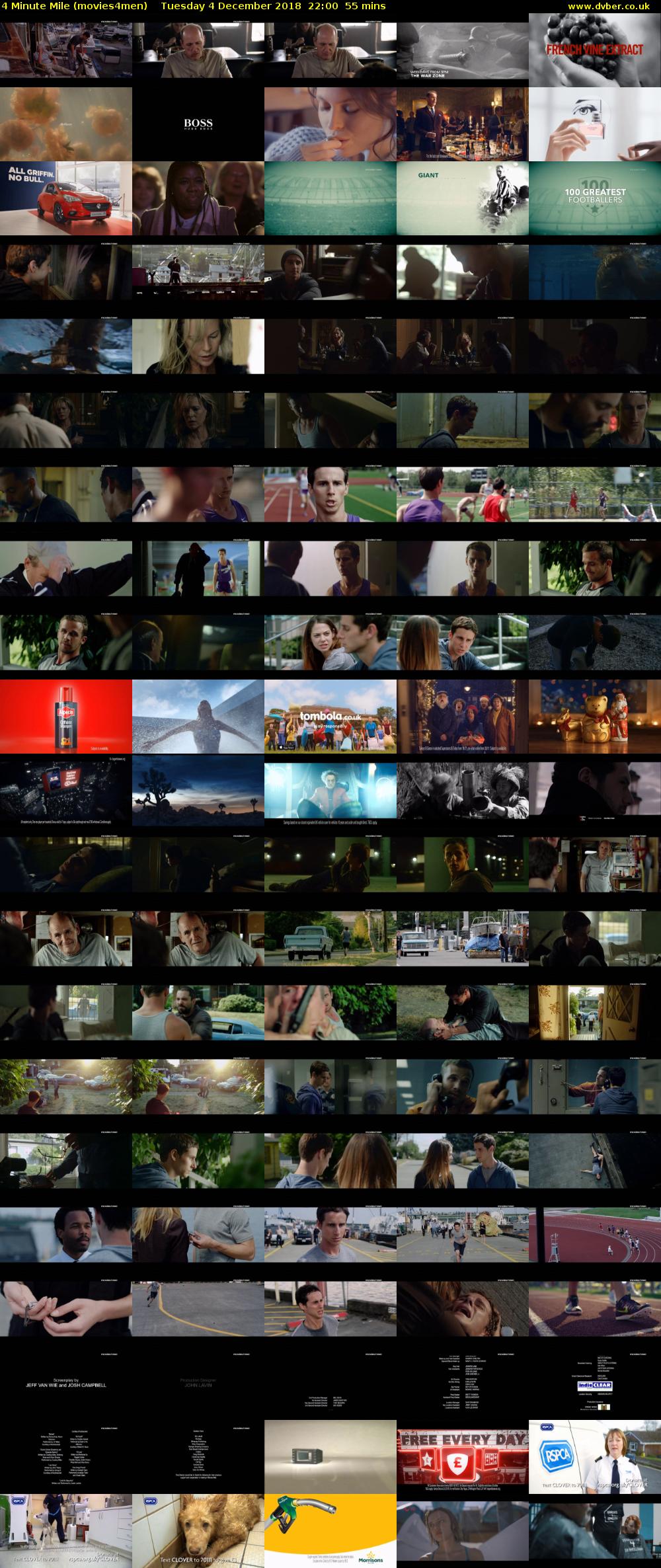 4 Minute Mile (movies4men) Tuesday 4 December 2018 22:00 - 22:55