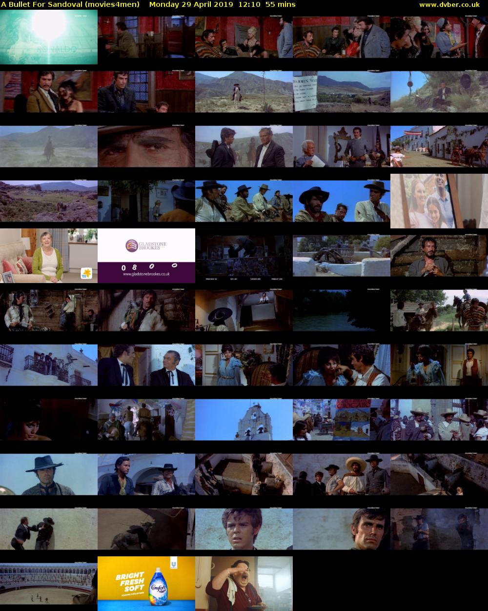 A Bullet For Sandoval (movies4men) Monday 29 April 2019 12:10 - 13:05