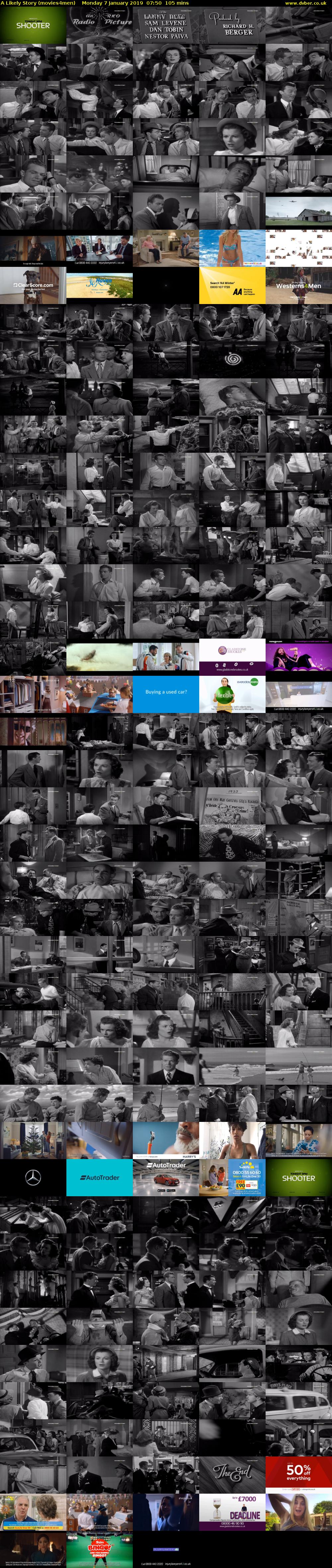 A Likely Story (movies4men) Monday 7 January 2019 07:50 - 09:35