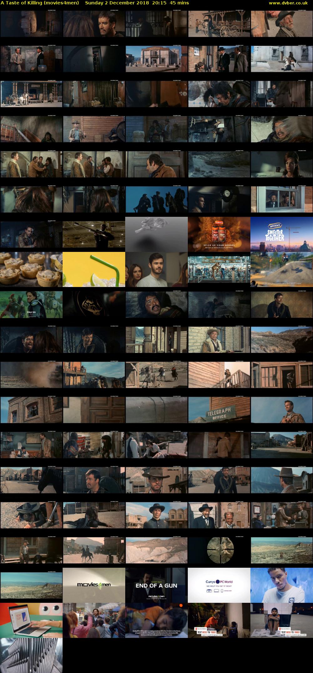 A Taste of Killing (movies4men) Sunday 2 December 2018 20:15 - 21:00