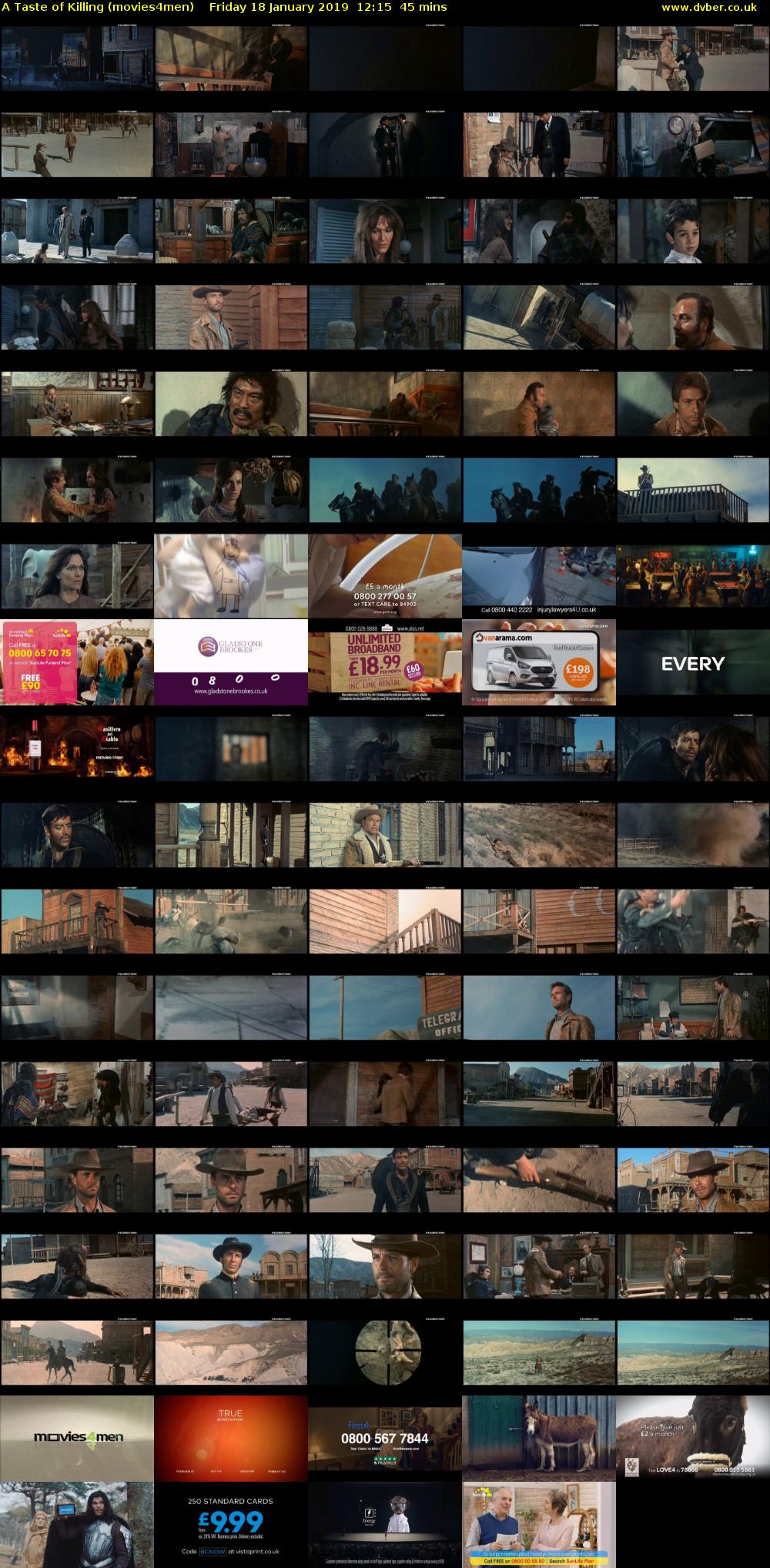 A Taste of Killing (movies4men) Friday 18 January 2019 12:15 - 13:00