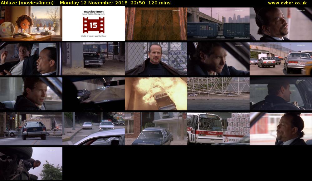 Ablaze (movies4men) Monday 12 November 2018 22:50 - 00:50