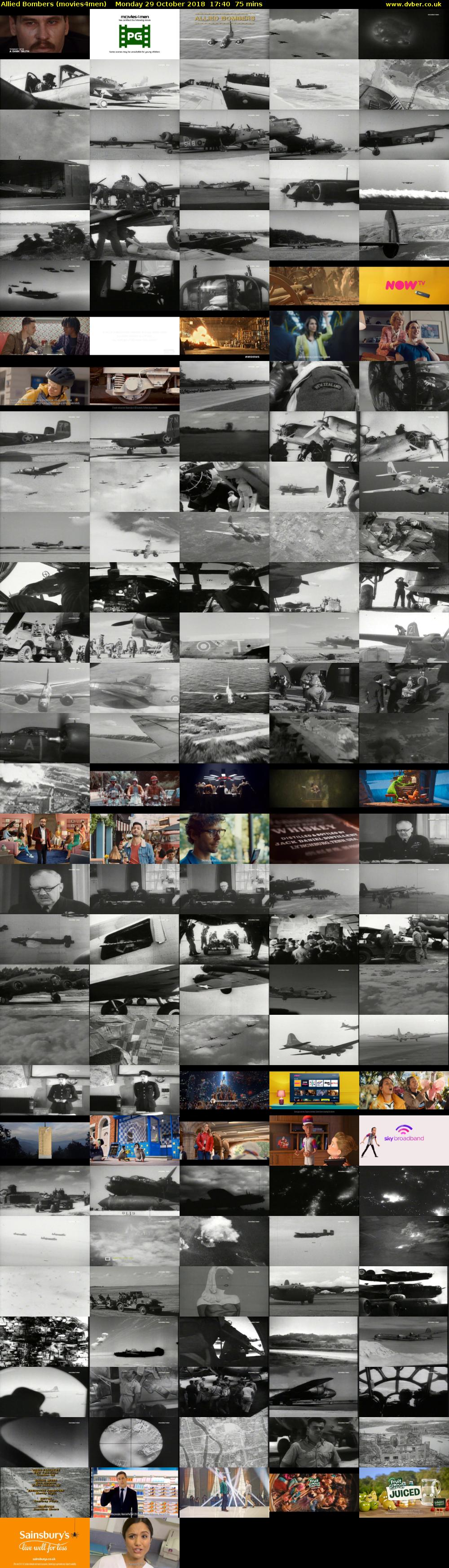 Allied Bombers (movies4men) Monday 29 October 2018 17:40 - 18:55