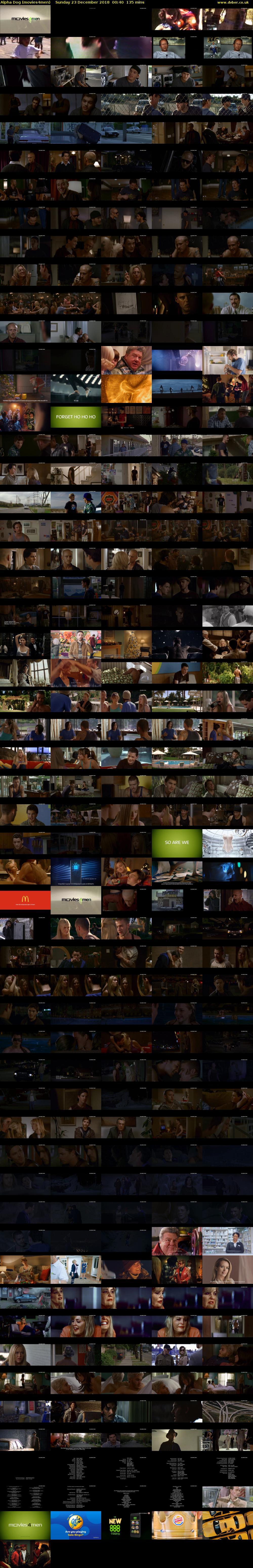 Alpha Dog (movies4men) Sunday 23 December 2018 00:40 - 02:55