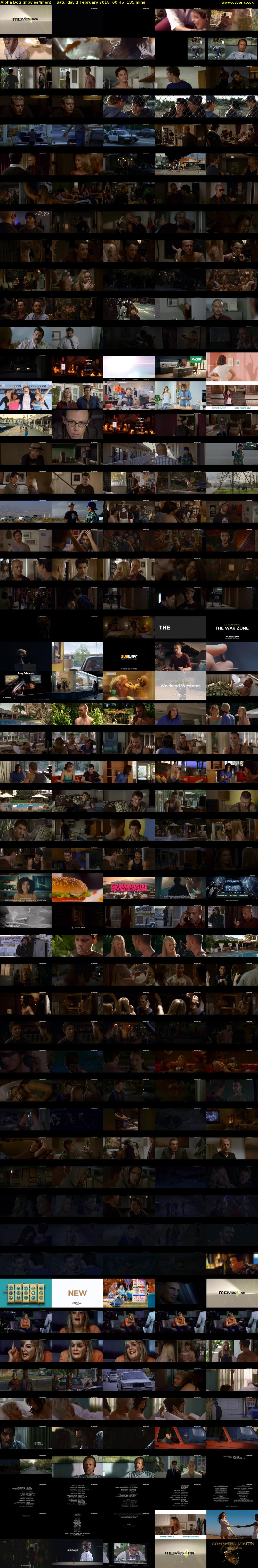 Alpha Dog (movies4men) Saturday 2 February 2019 00:45 - 03:00