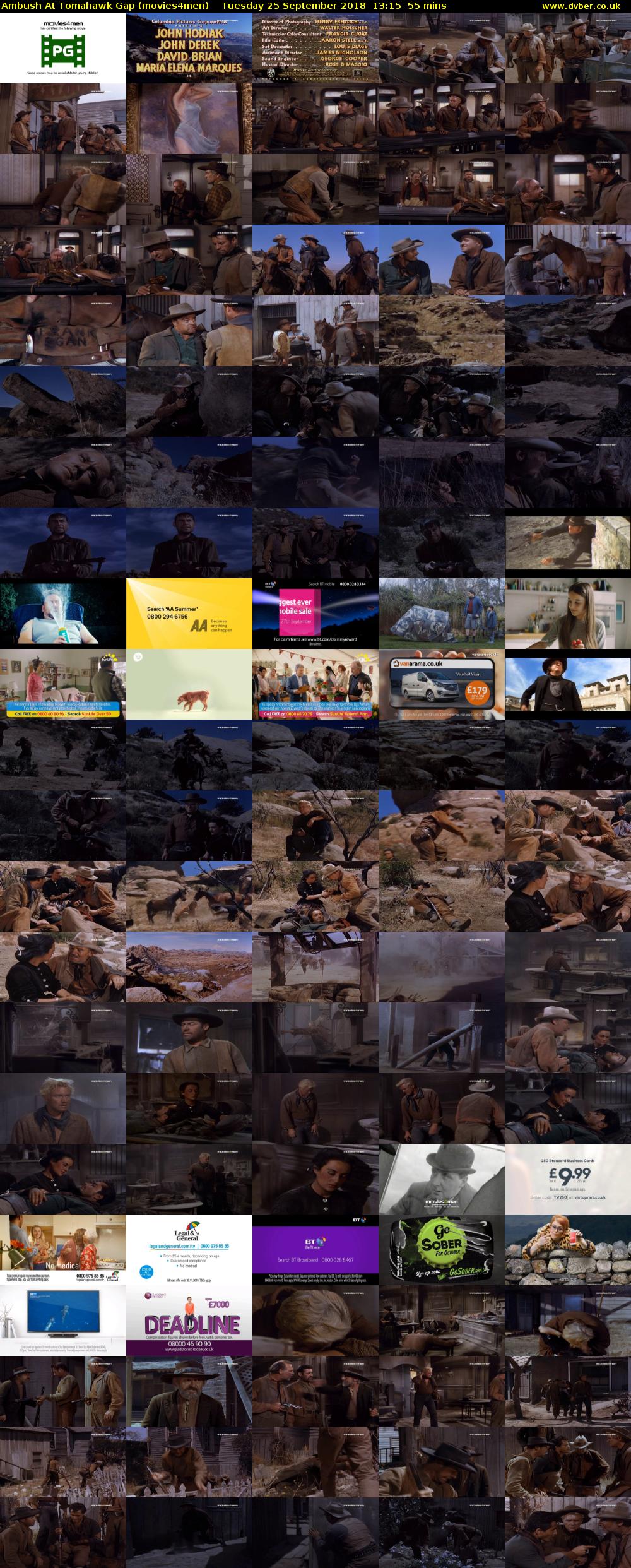 Ambush At Tomahawk Gap (movies4men) Tuesday 25 September 2018 13:15 - 14:10