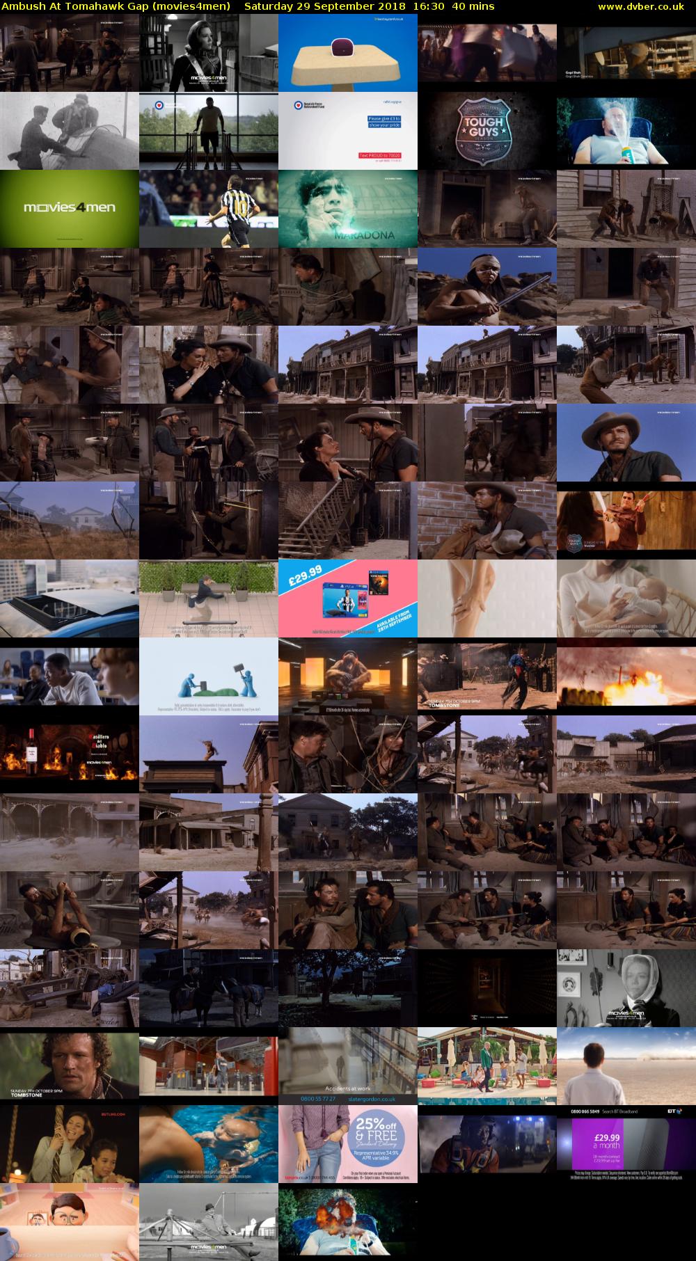 Ambush At Tomahawk Gap (movies4men) Saturday 29 September 2018 16:30 - 17:10