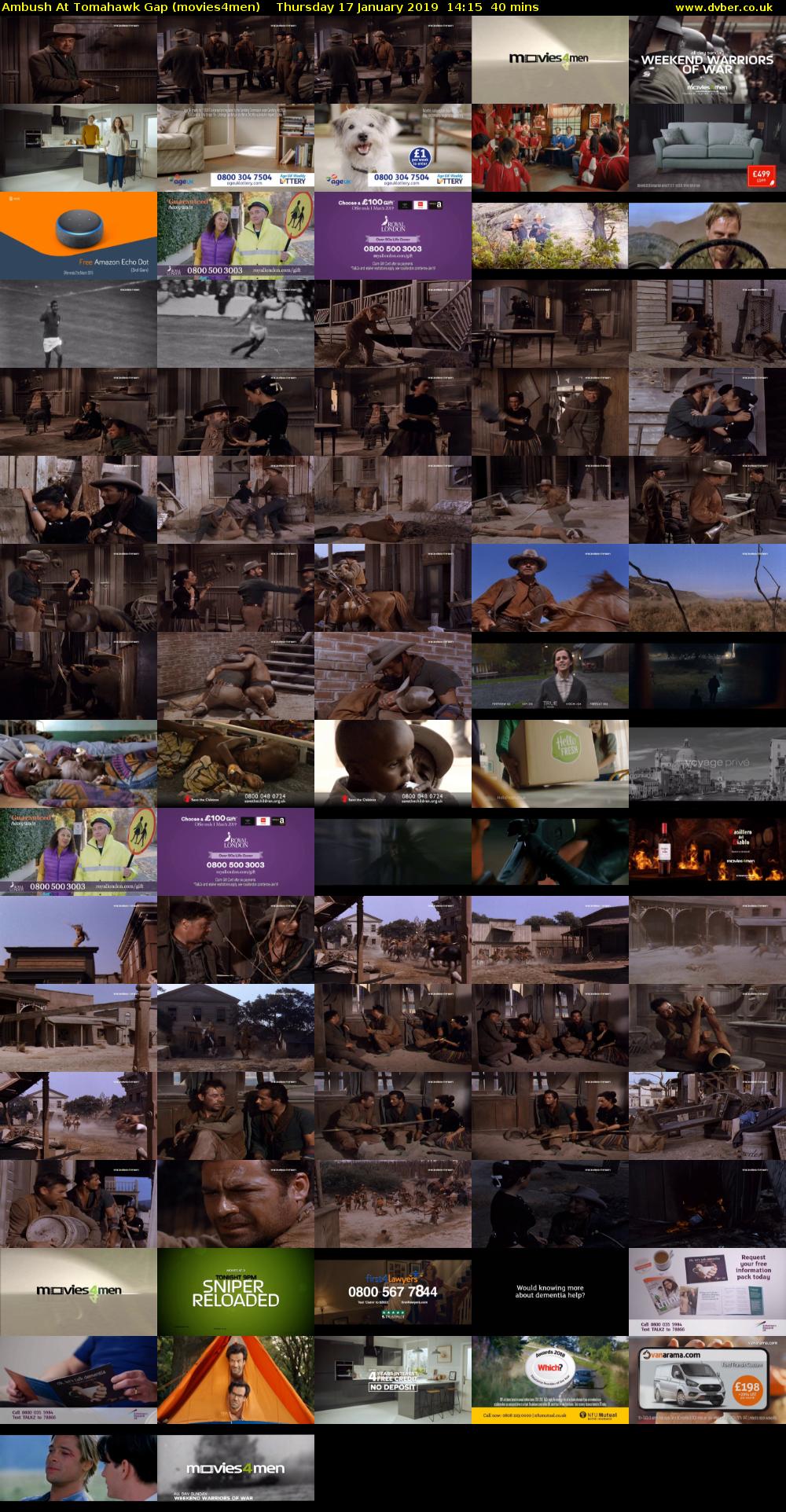 Ambush At Tomahawk Gap (movies4men) Thursday 17 January 2019 14:15 - 14:55