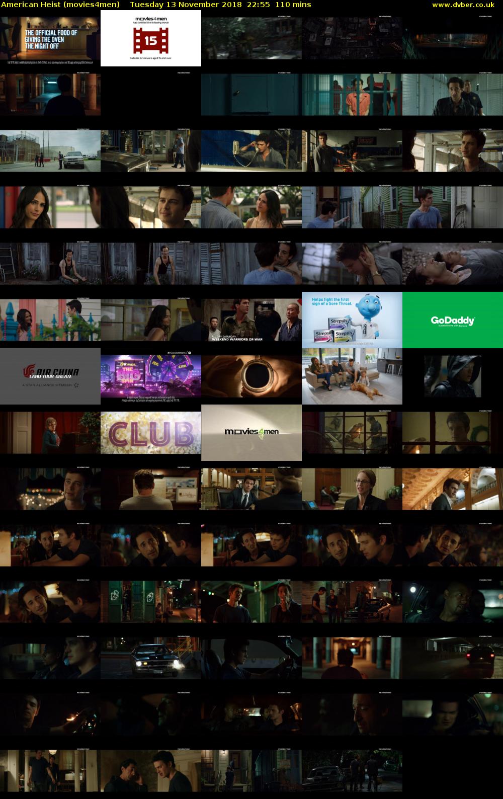 American Heist (movies4men) Tuesday 13 November 2018 22:55 - 00:45