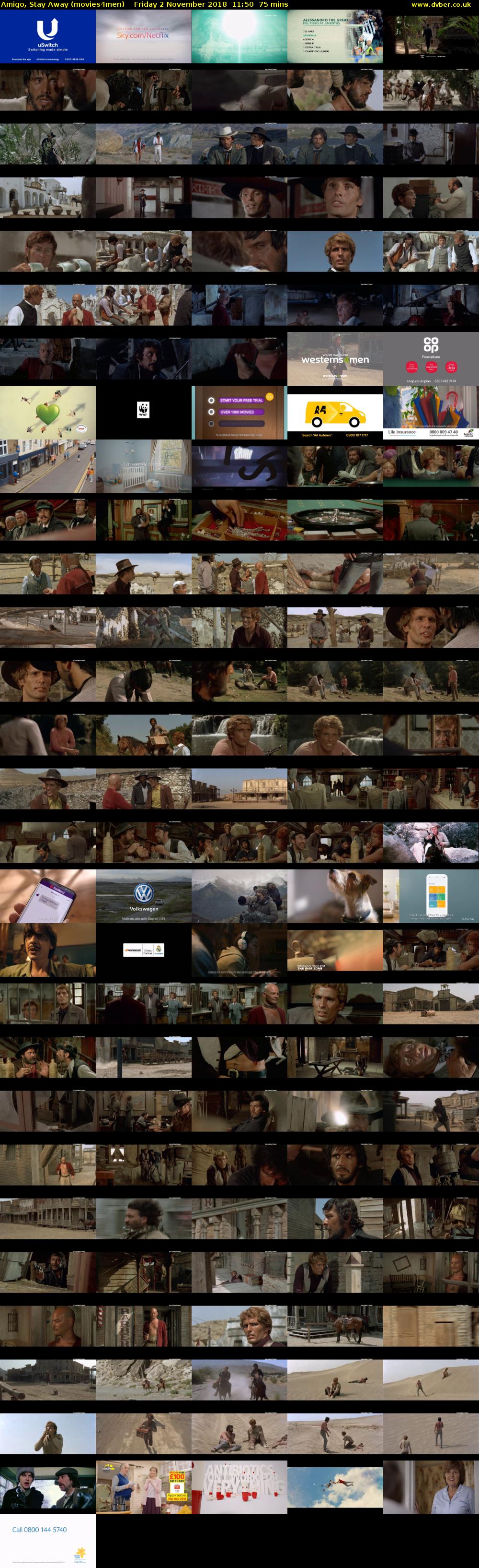 Amigo, Stay Away (movies4men) Friday 2 November 2018 11:50 - 13:05