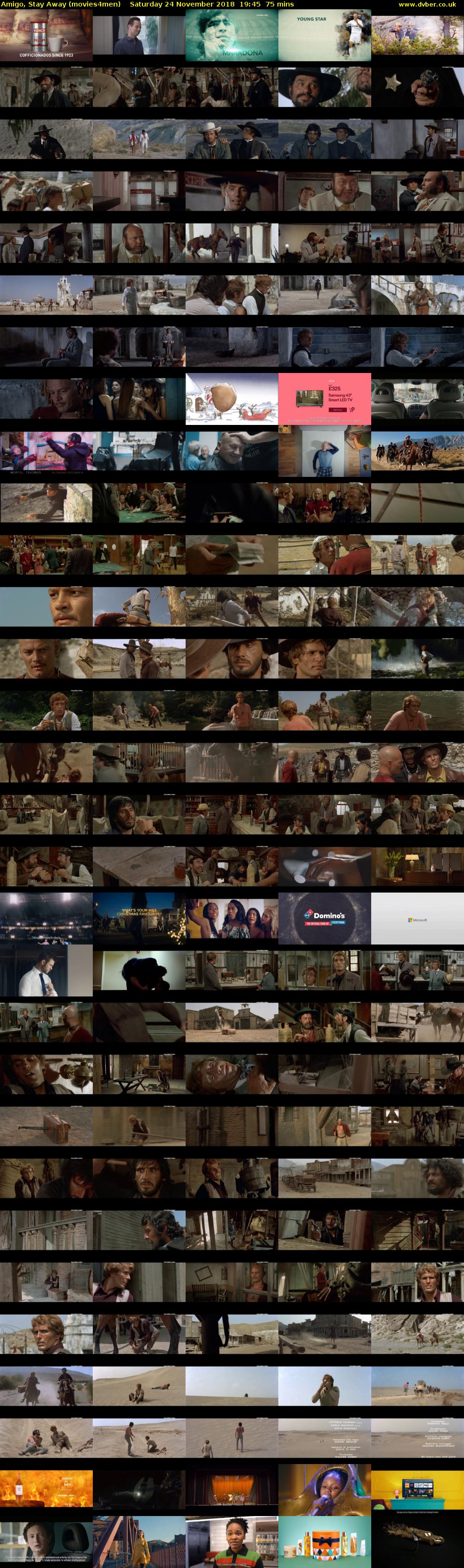 Amigo, Stay Away (movies4men) Saturday 24 November 2018 19:45 - 21:00