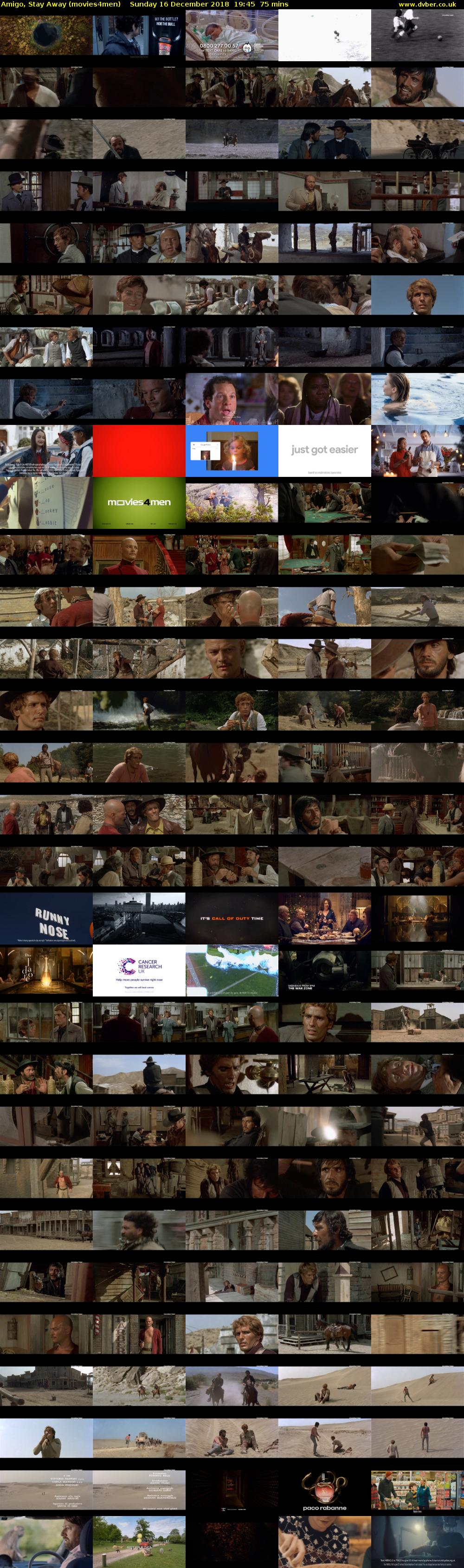 Amigo, Stay Away (movies4men) Sunday 16 December 2018 19:45 - 21:00