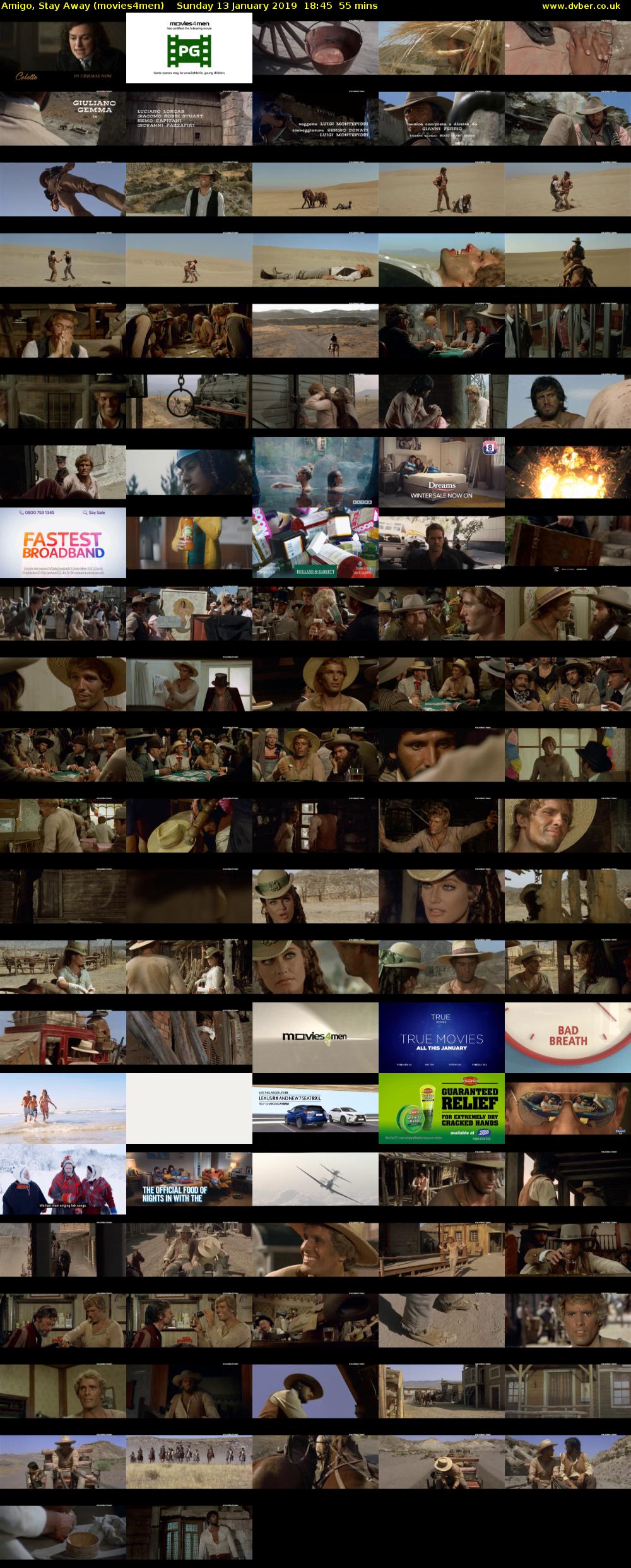 Amigo, Stay Away (movies4men) Sunday 13 January 2019 18:45 - 19:40