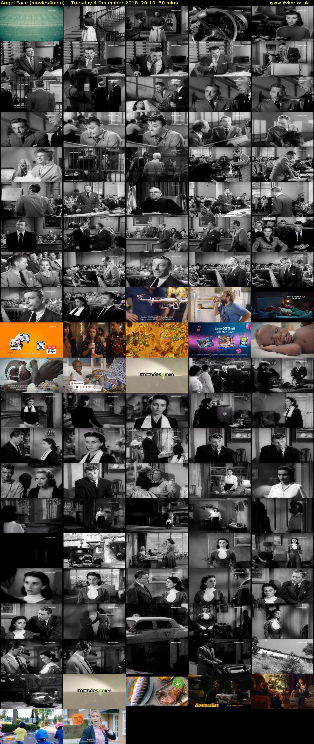 Angel Face (movies4men) Tuesday 4 December 2018 20:10 - 21:00