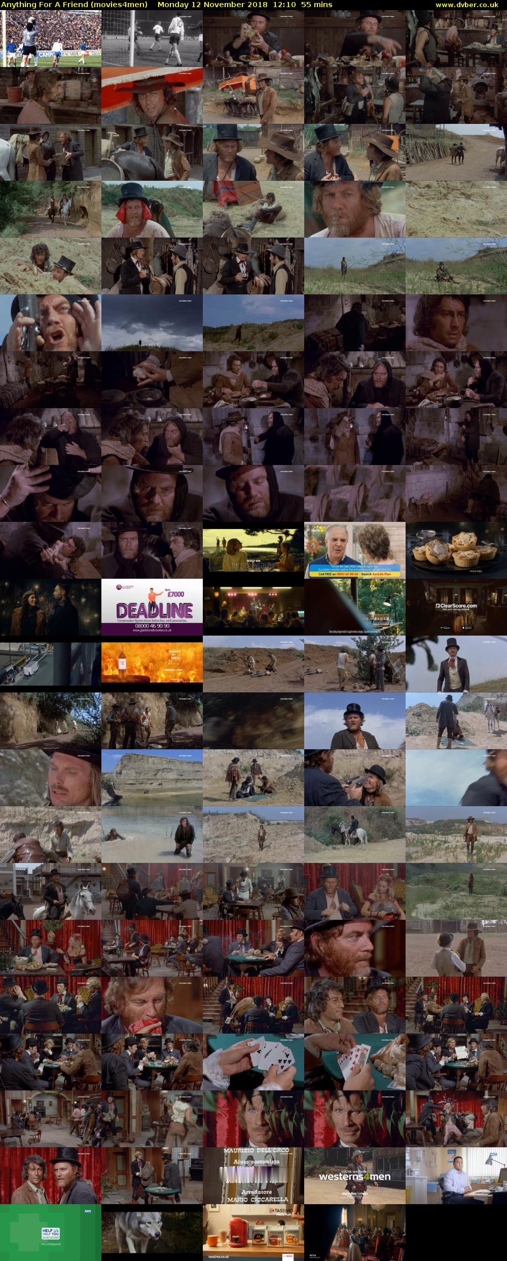 Anything For A Friend (movies4men) Monday 12 November 2018 12:10 - 13:05