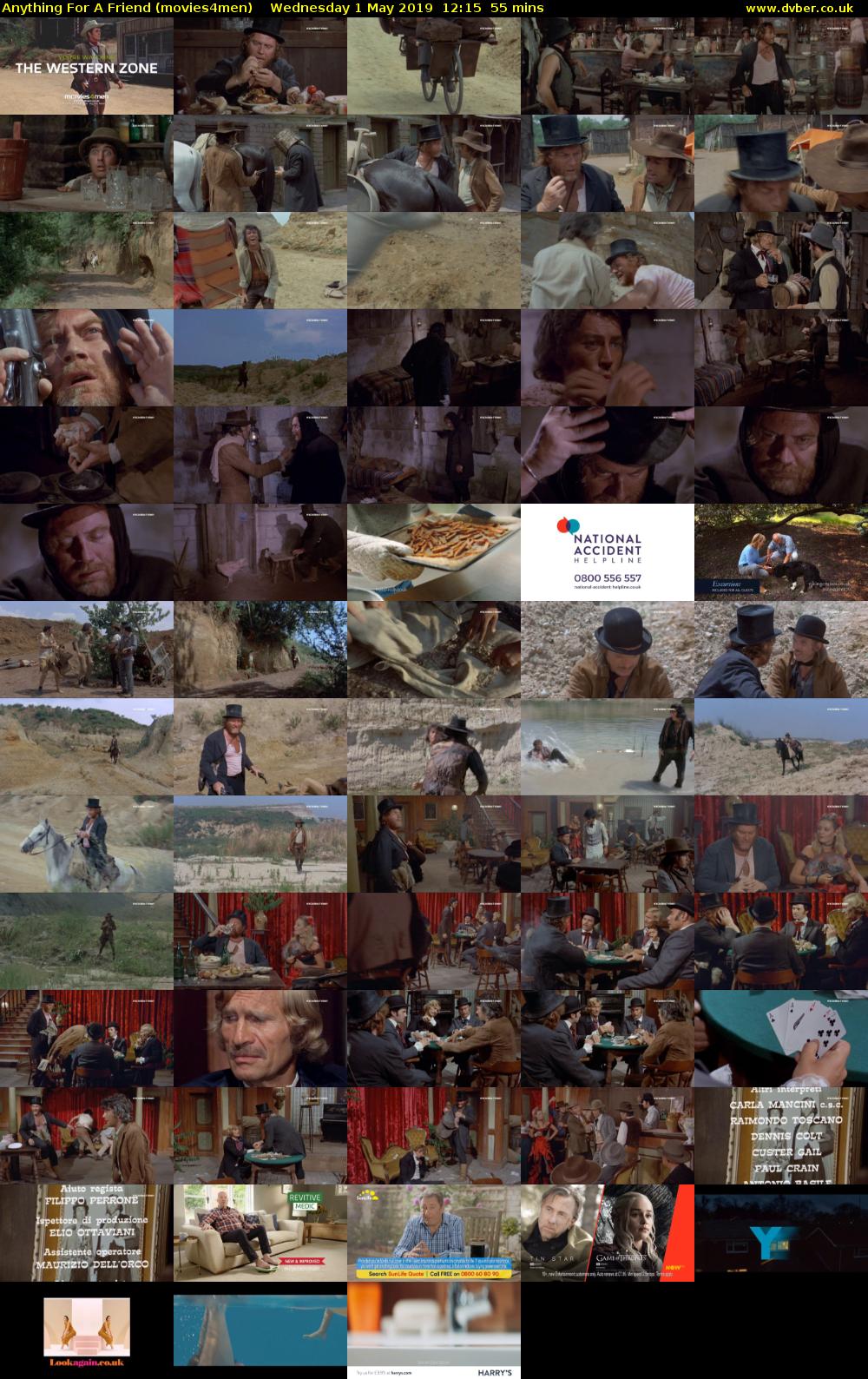 Anything For A Friend (movies4men) Wednesday 1 May 2019 12:15 - 13:10