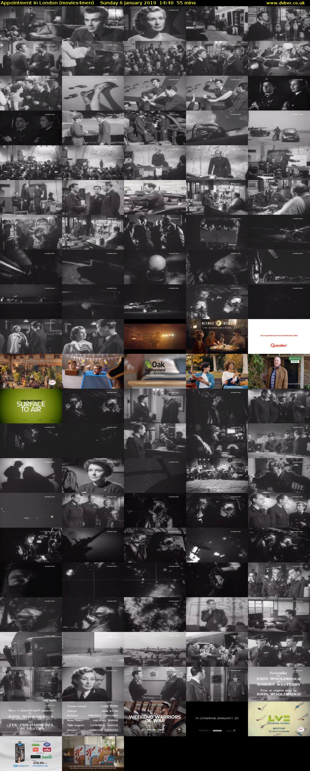 Appointment In London (movies4men) Sunday 6 January 2019 14:40 - 15:35