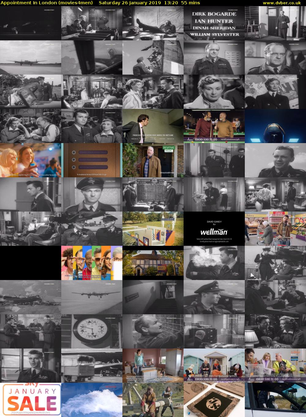 Appointment In London (movies4men) Saturday 26 January 2019 13:20 - 14:15