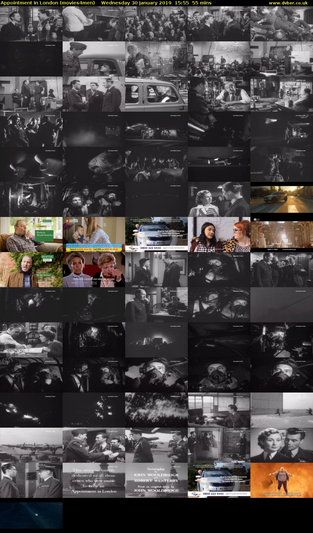 Appointment In London (movies4men) Wednesday 30 January 2019 15:55 - 16:50