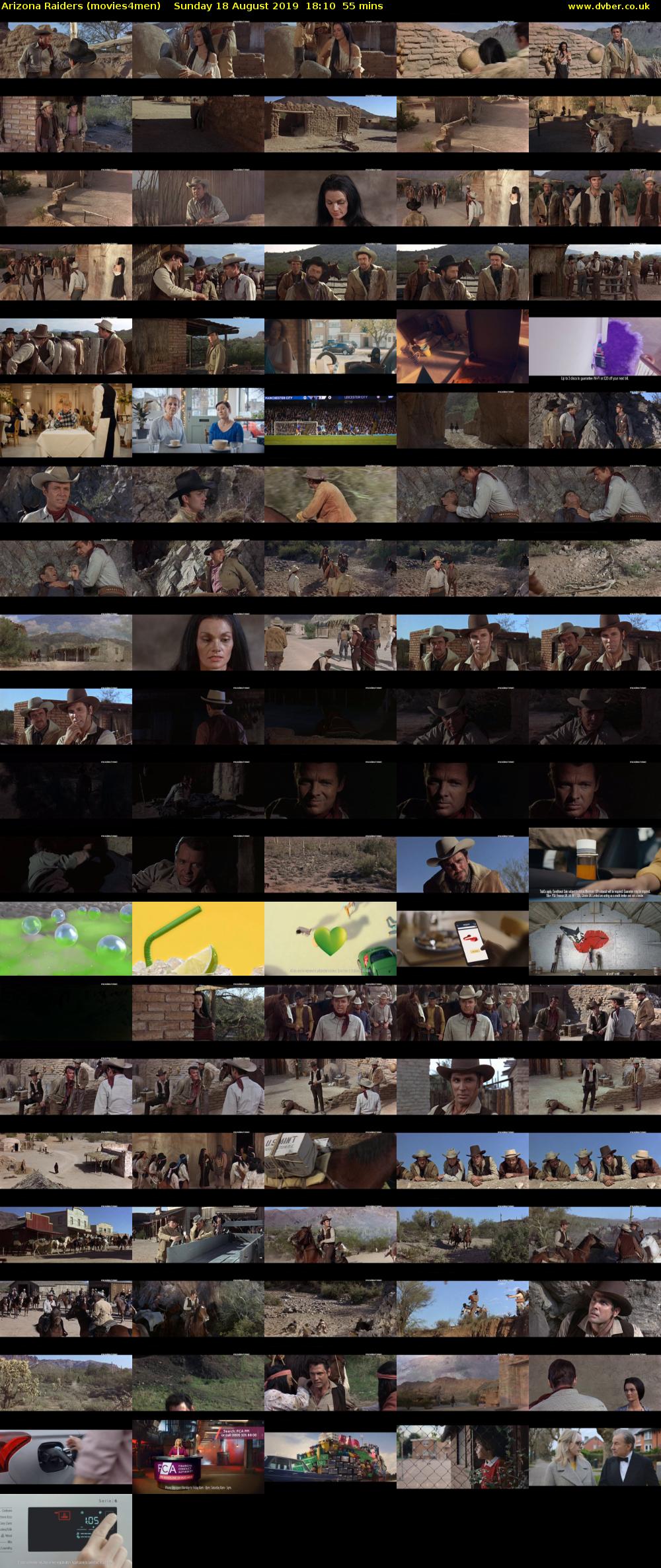 Arizona Raiders (movies4men) Sunday 18 August 2019 18:10 - 19:05