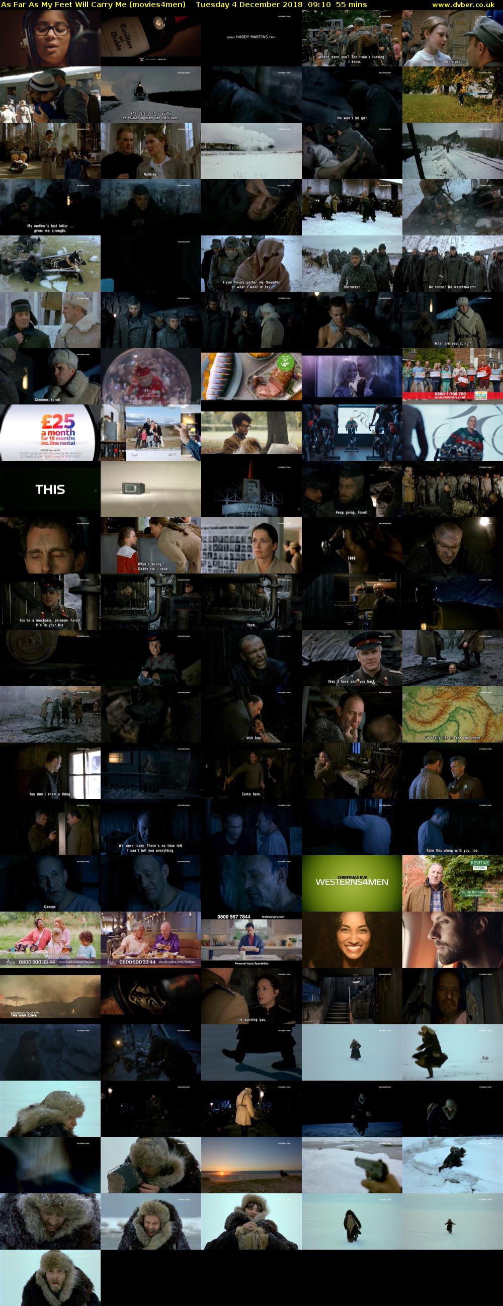 As Far As My Feet Will Carry Me (movies4men) Tuesday 4 December 2018 09:10 - 10:05