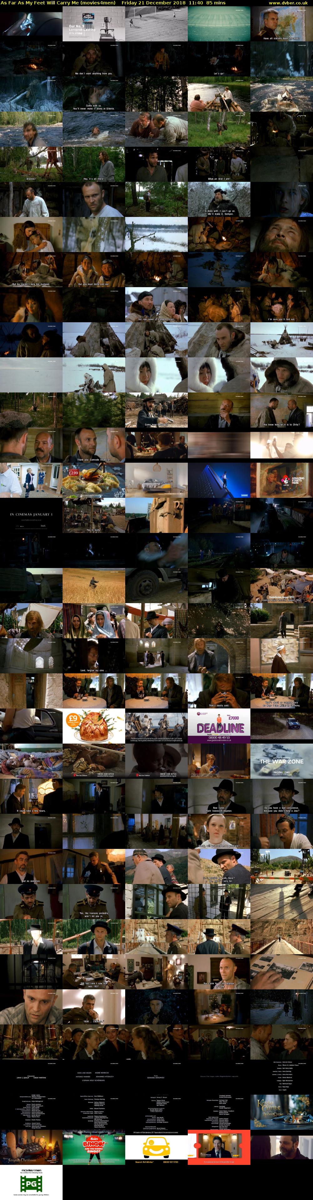 As Far As My Feet Will Carry Me (movies4men) Friday 21 December 2018 11:40 - 13:05