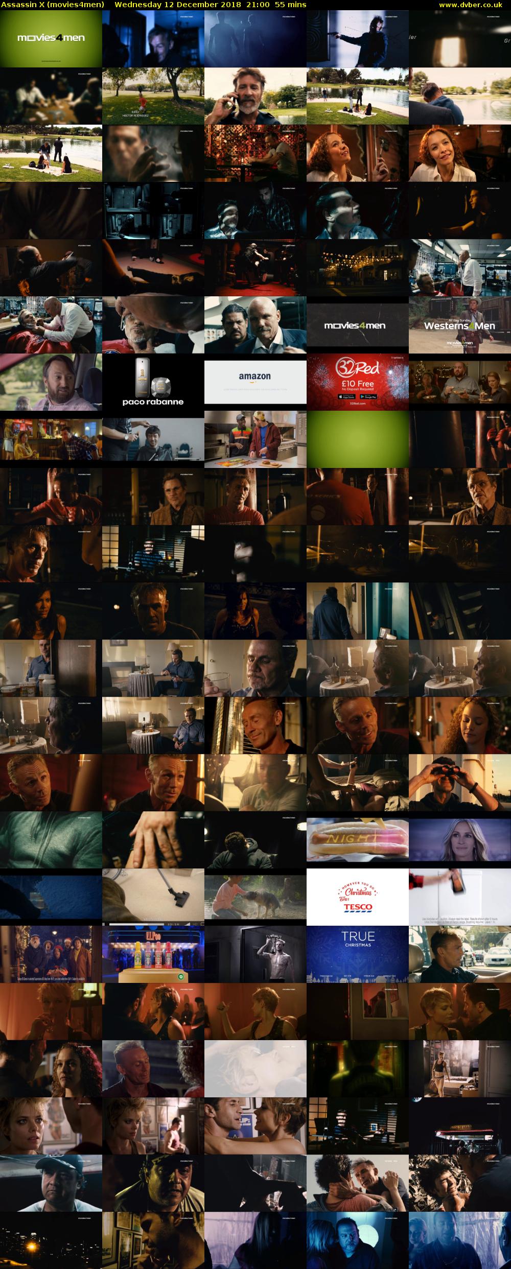 Assassin X (movies4men) Wednesday 12 December 2018 21:00 - 21:55