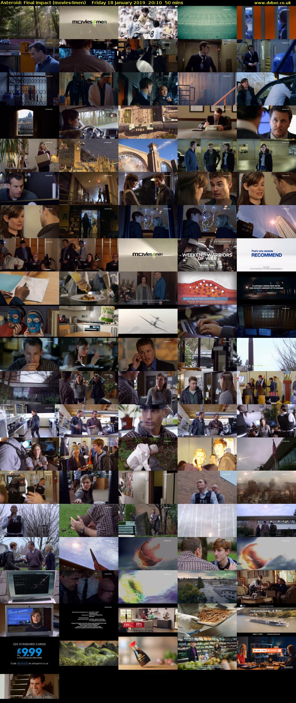 Asteroid: Final Impact (movies4men) Friday 18 January 2019 20:10 - 21:00