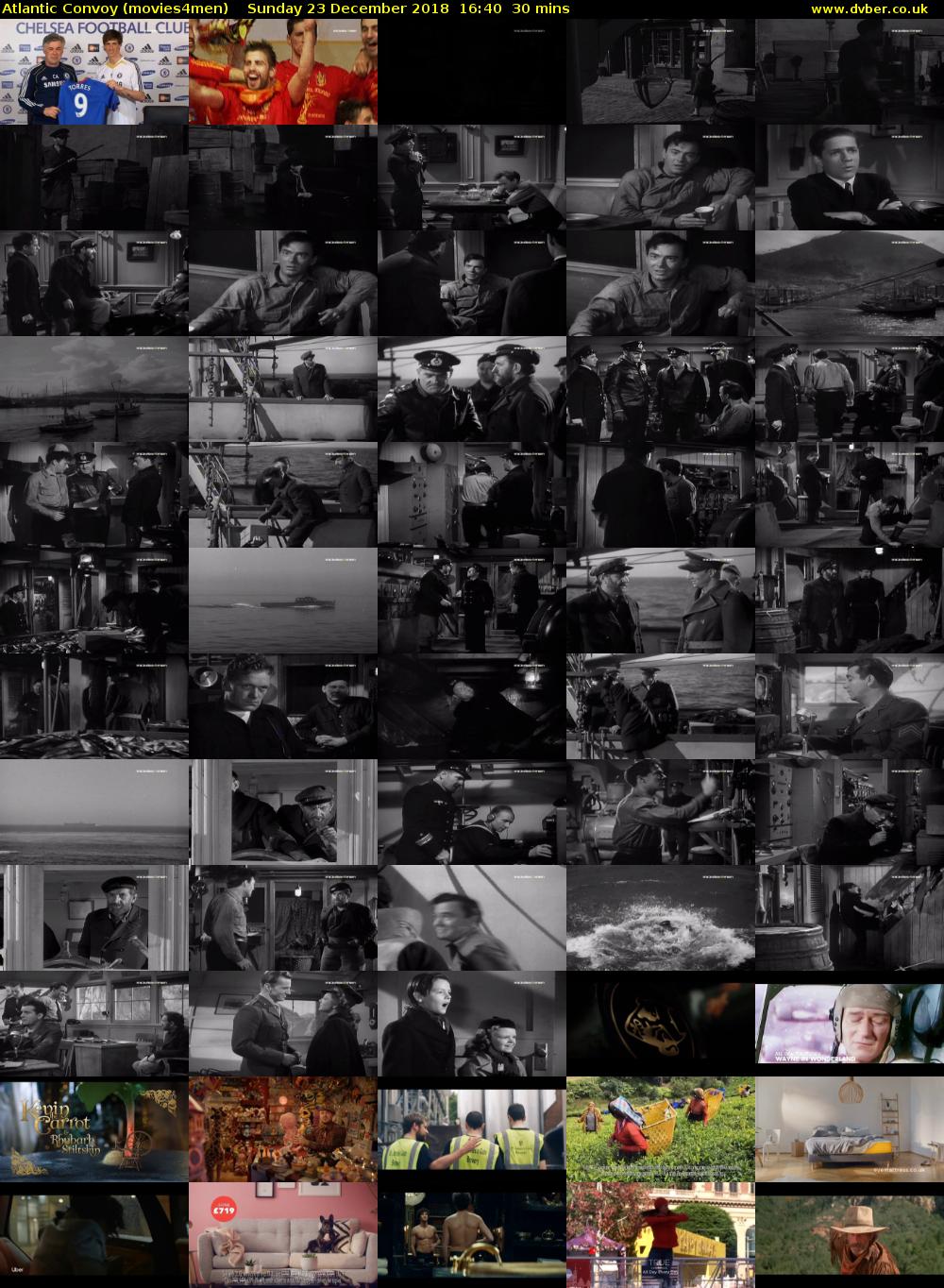 Atlantic Convoy (movies4men) Sunday 23 December 2018 16:40 - 17:10