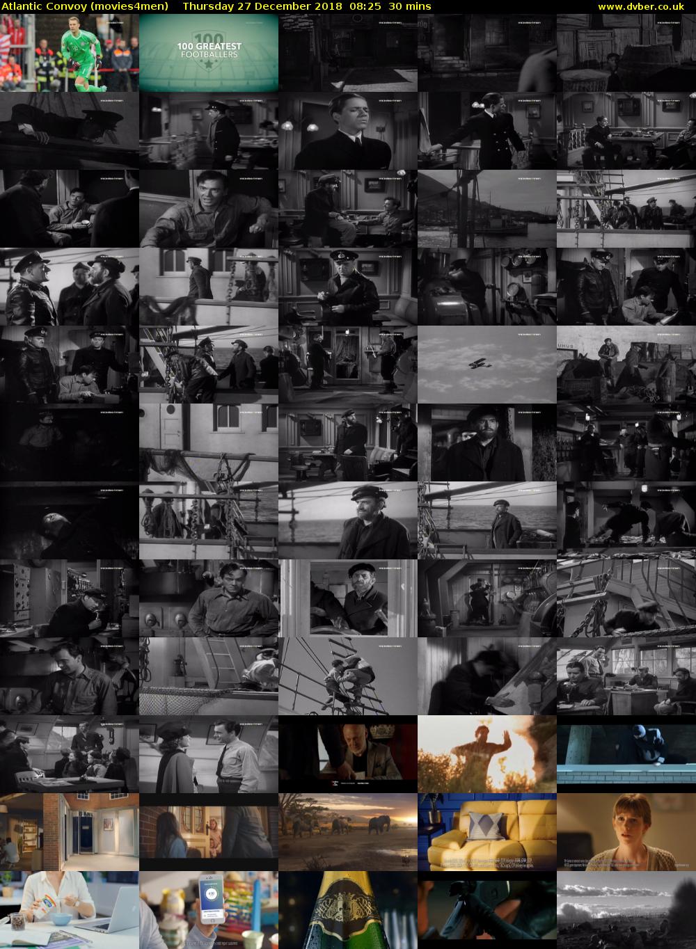 Atlantic Convoy (movies4men) Thursday 27 December 2018 08:25 - 08:55