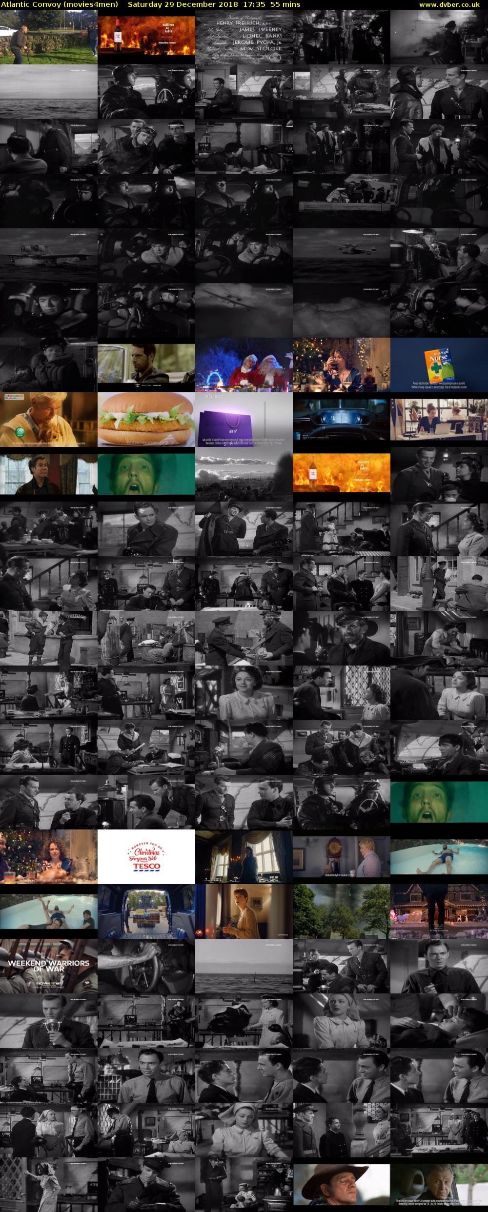 Atlantic Convoy (movies4men) Saturday 29 December 2018 17:35 - 18:30