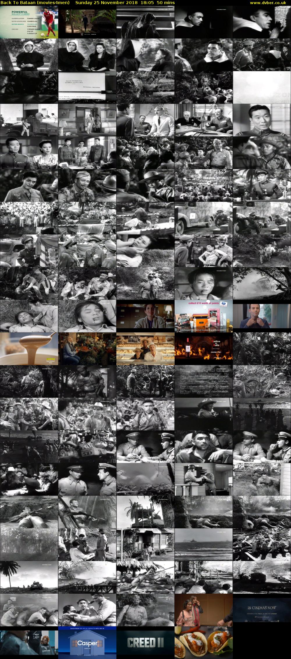 Back To Bataan (movies4men) Sunday 25 November 2018 18:05 - 18:55