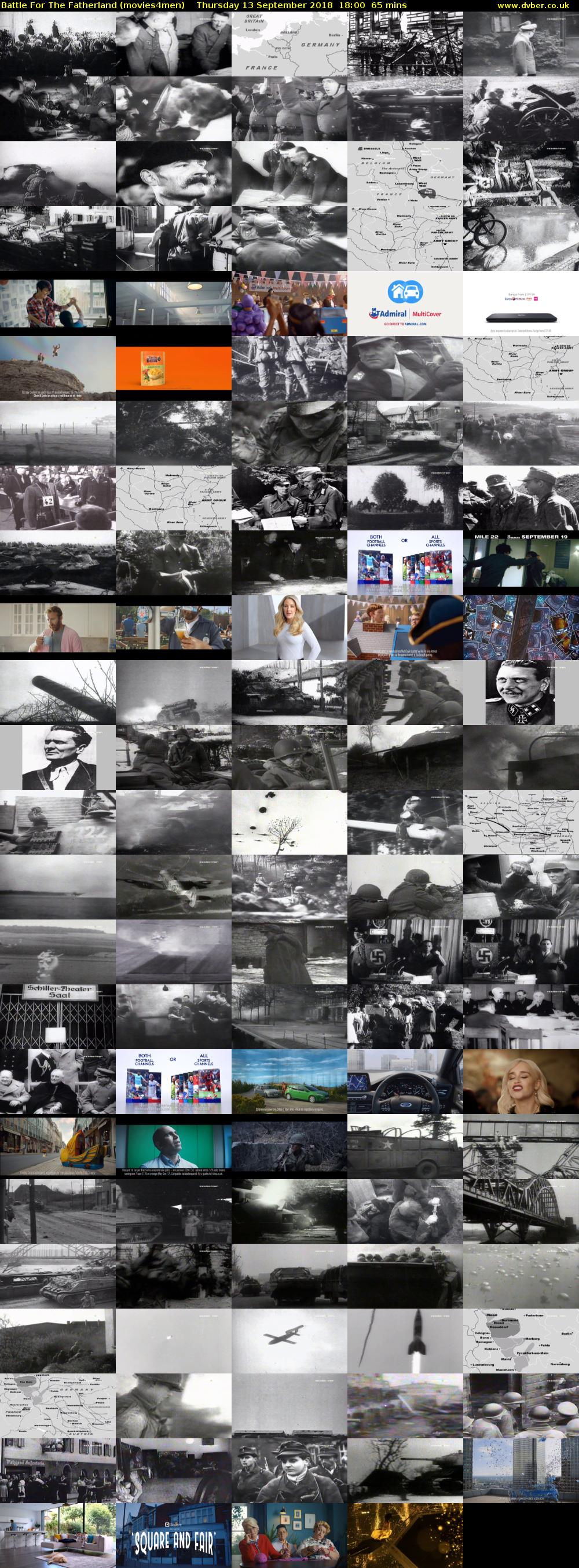 Battle For The Fatherland (movies4men) Thursday 13 September 2018 18:00 - 19:05