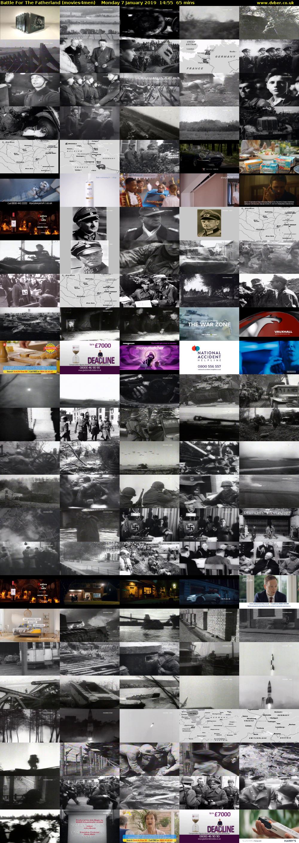 Battle For The Fatherland (movies4men) Monday 7 January 2019 14:55 - 16:00