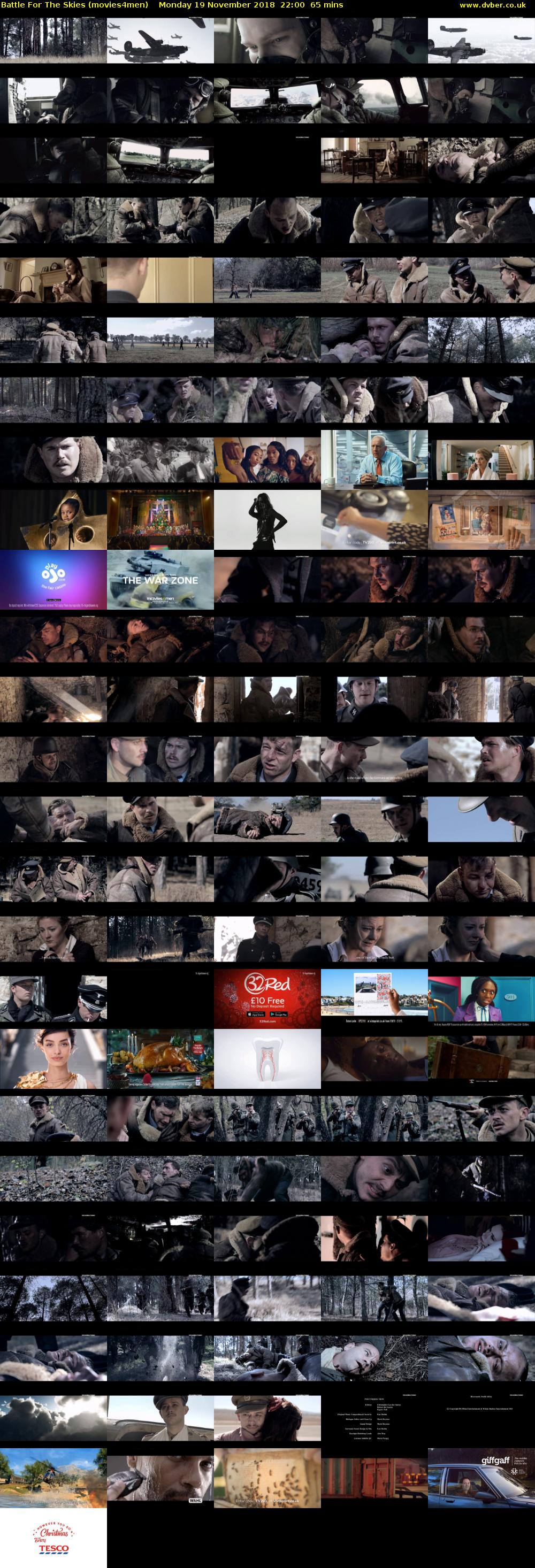 Battle For The Skies (movies4men) Monday 19 November 2018 22:00 - 23:05