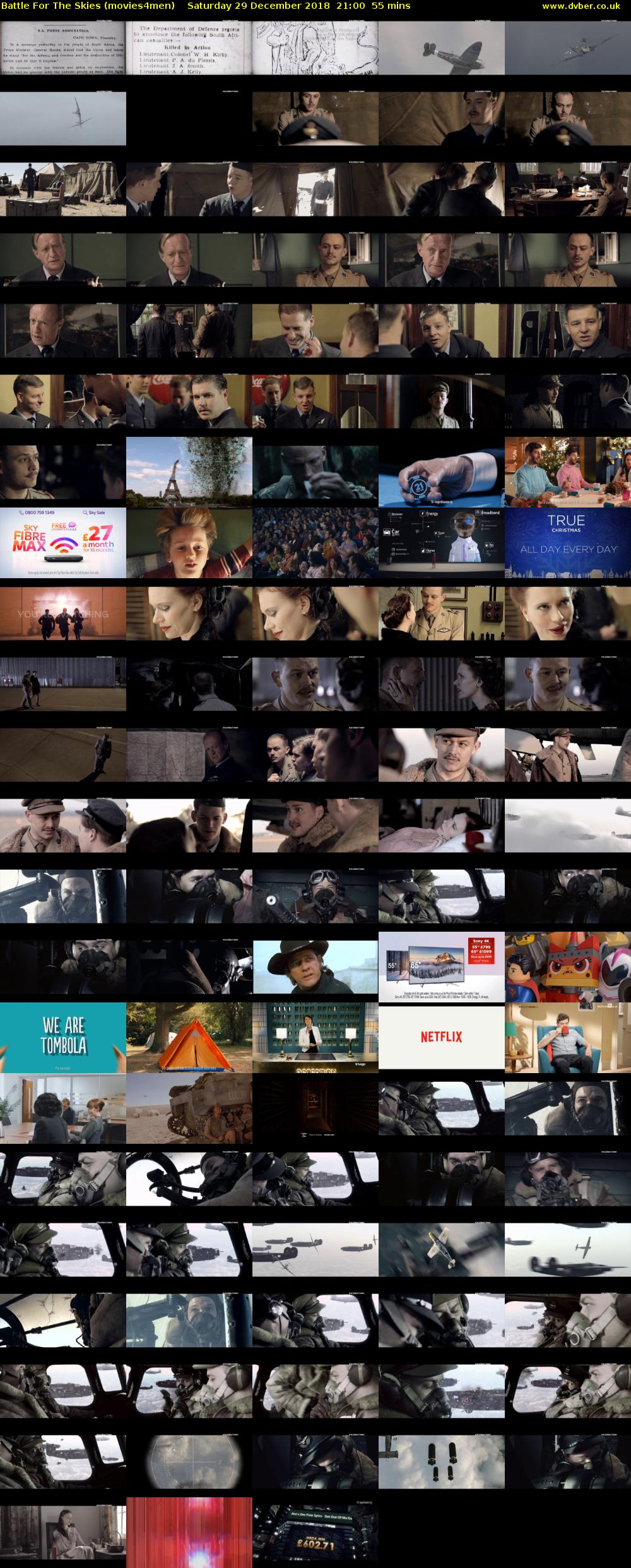 Battle For The Skies (movies4men) Saturday 29 December 2018 21:00 - 21:55