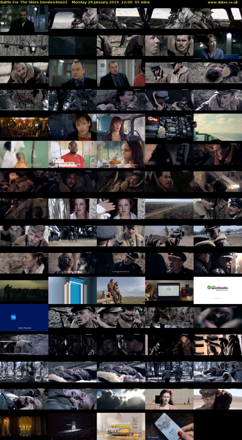 Battle For The Skies (movies4men) Monday 28 January 2019 22:00 - 23:05