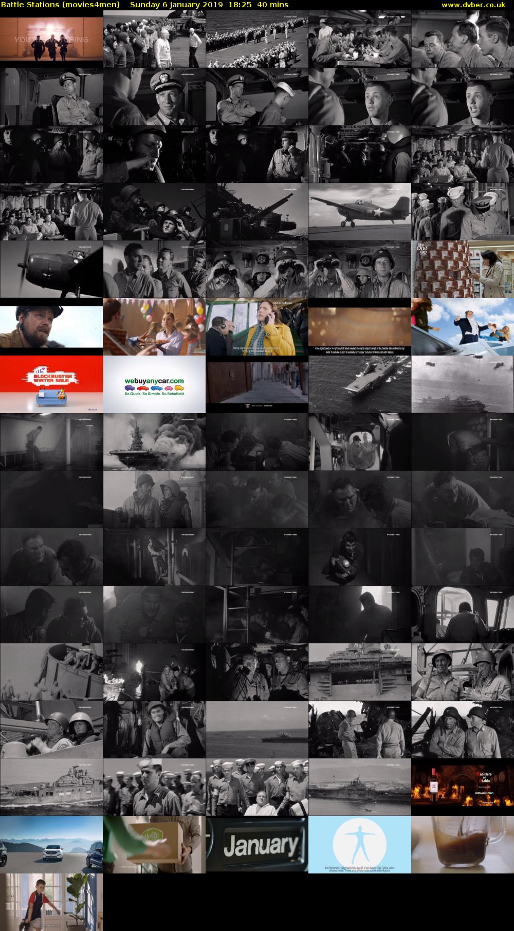 Battle Stations (movies4men) Sunday 6 January 2019 18:25 - 19:05