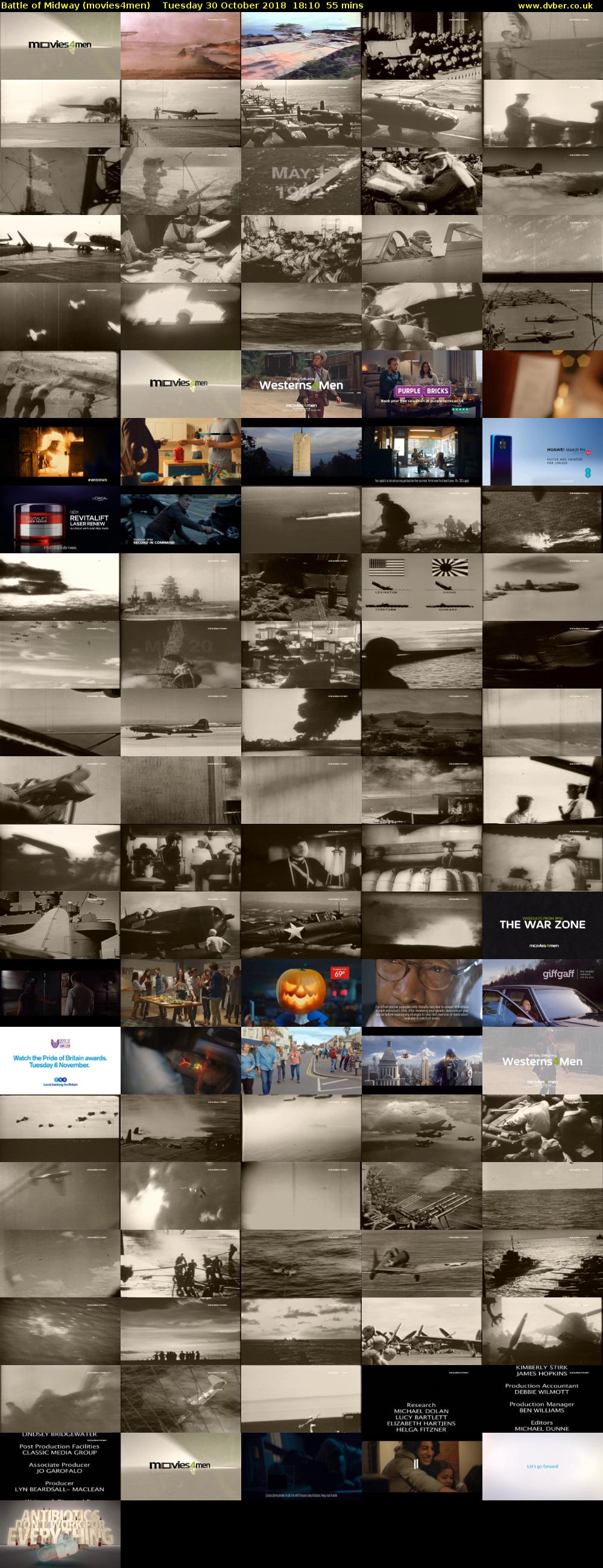 Battle of Midway (movies4men) Tuesday 30 October 2018 18:10 - 19:05