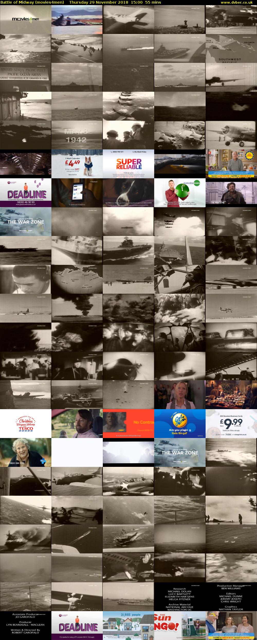 Battle of Midway (movies4men) Thursday 29 November 2018 15:00 - 15:55