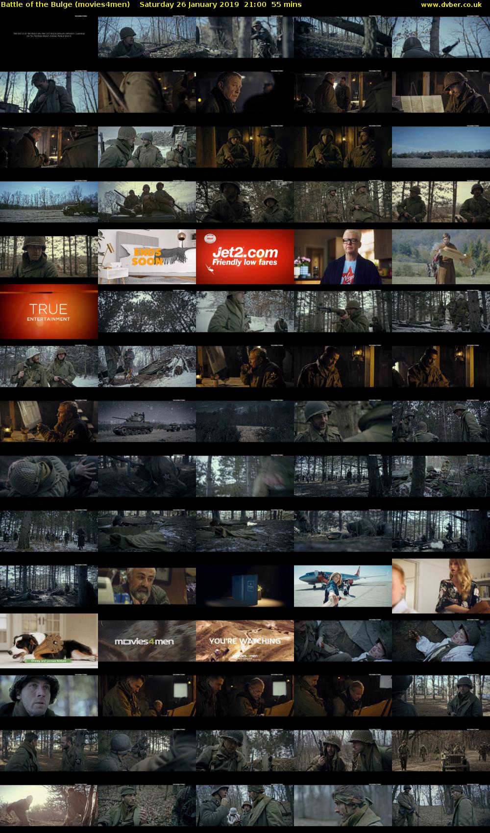 Battle of the Bulge (movies4men) Saturday 26 January 2019 21:00 - 21:55