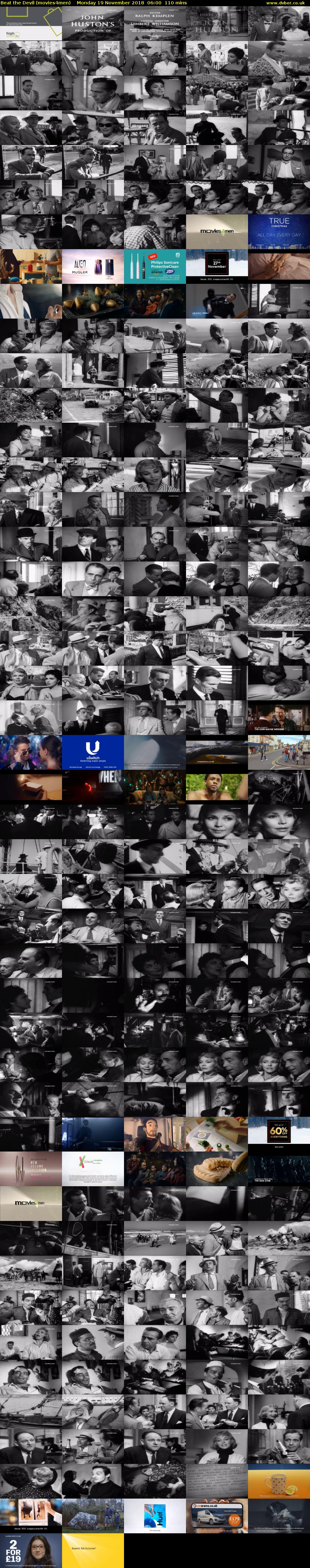 Beat the Devil (movies4men) Monday 19 November 2018 06:00 - 07:50