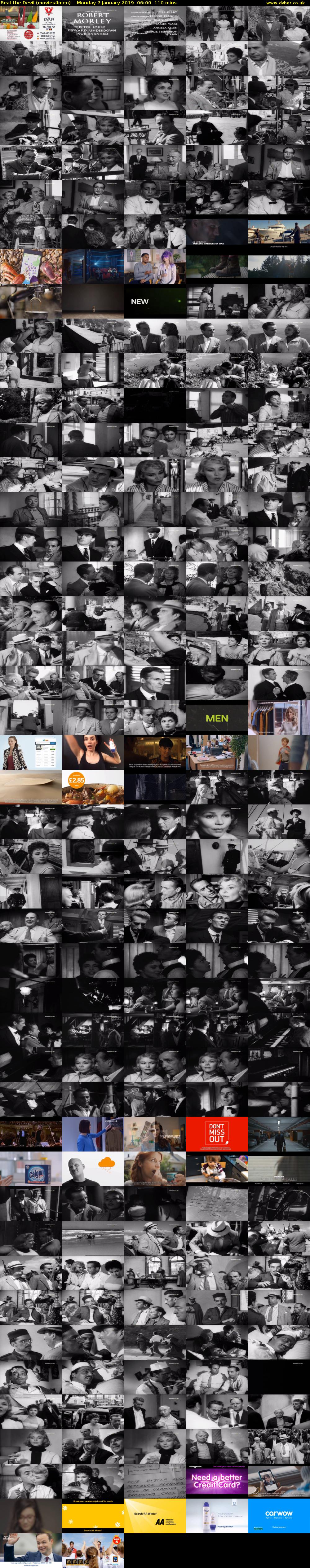 Beat the Devil (movies4men) Monday 7 January 2019 06:00 - 07:50